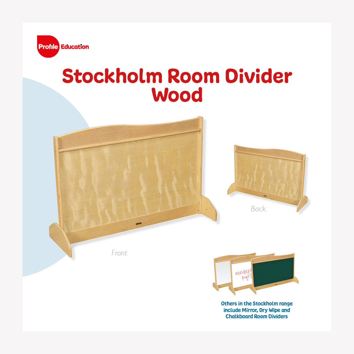 Profile, STOCKHOLM ROOM DIVIDER - WOOD