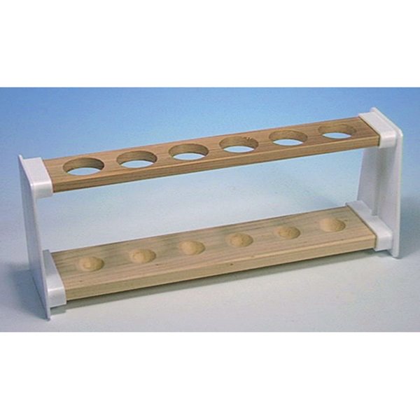 Rack, Boiling Tube, Wooden, 6 hole (Each)