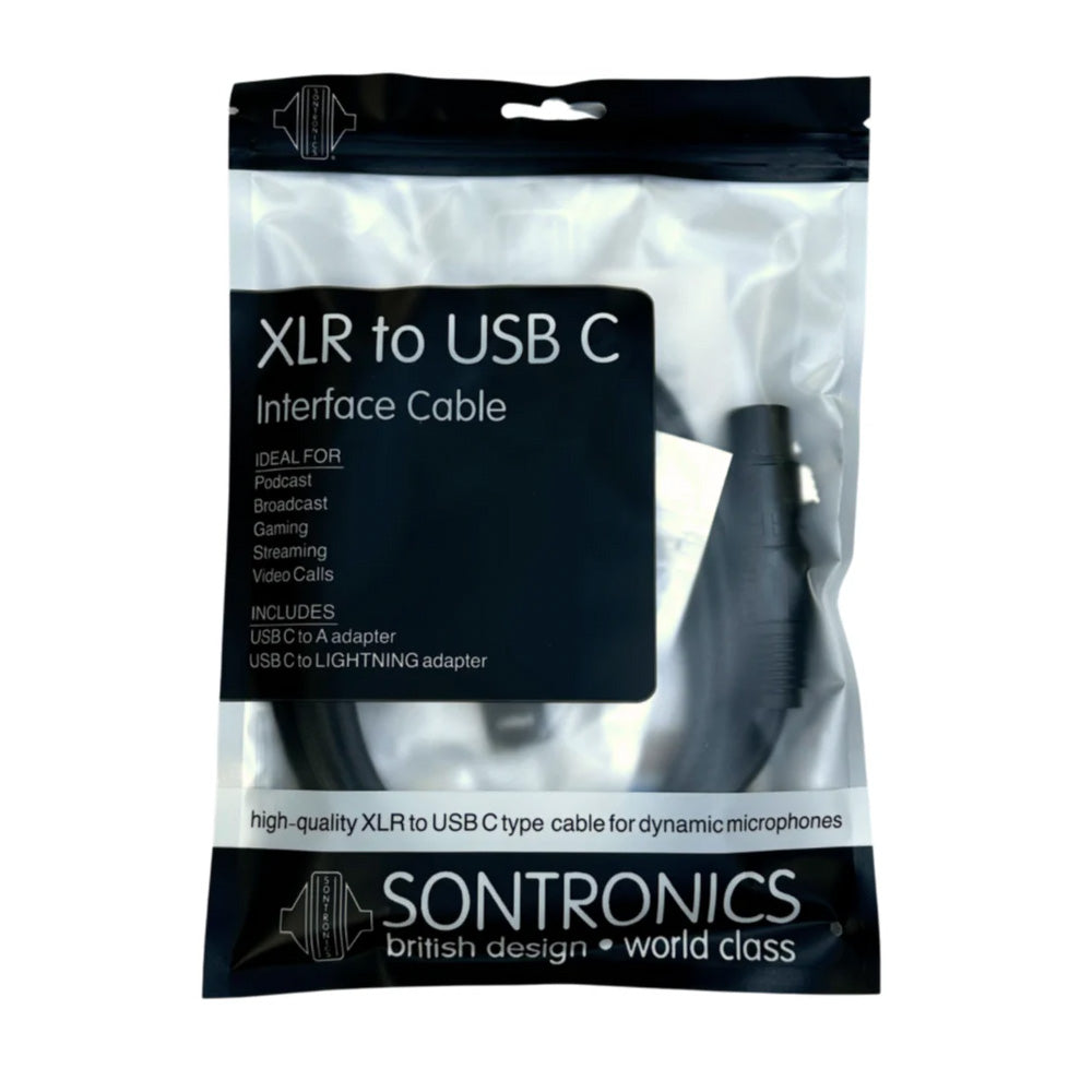 Sontronics XLR to USB type-C cable