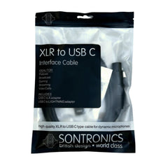 Sontronics XLR to USB type-C cable