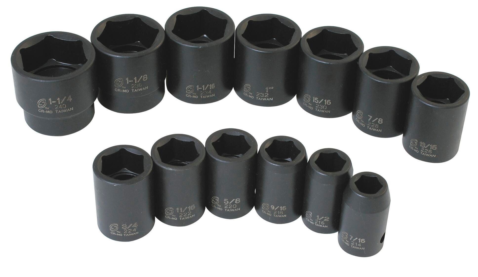 SOCKET SET 13-PC 1/2 INCH DR
