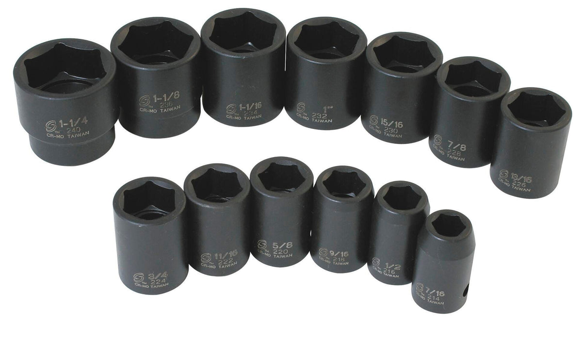 SOCKET SET 13-PC 1/2 INCH DR