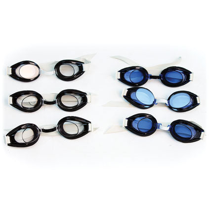 CLASSIC II SWIMMING GOGGLES SET OF 6