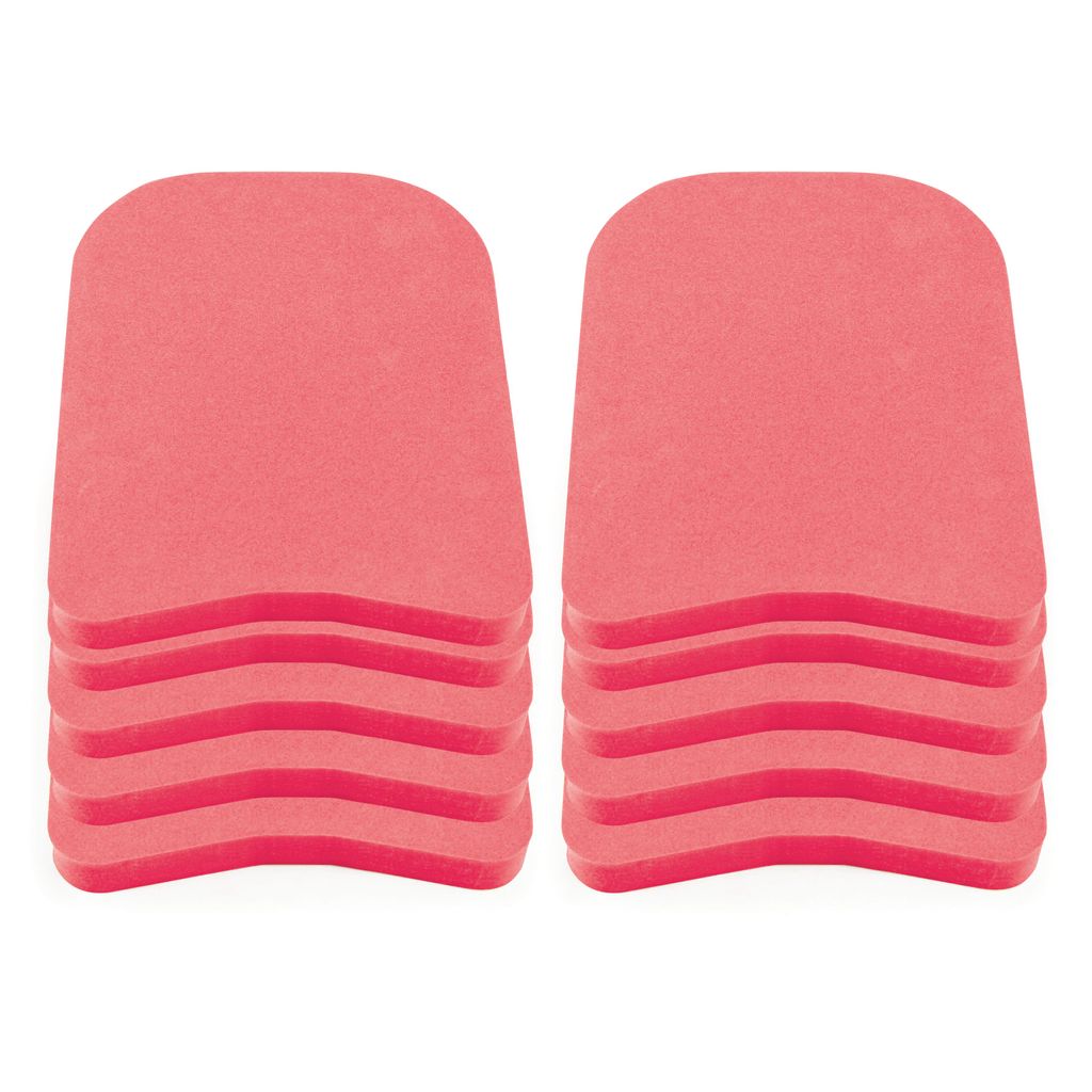 SCHOOL SWIMMING KICKBOARD  RED 320MM X 240MM X 28MM, SET OF 10