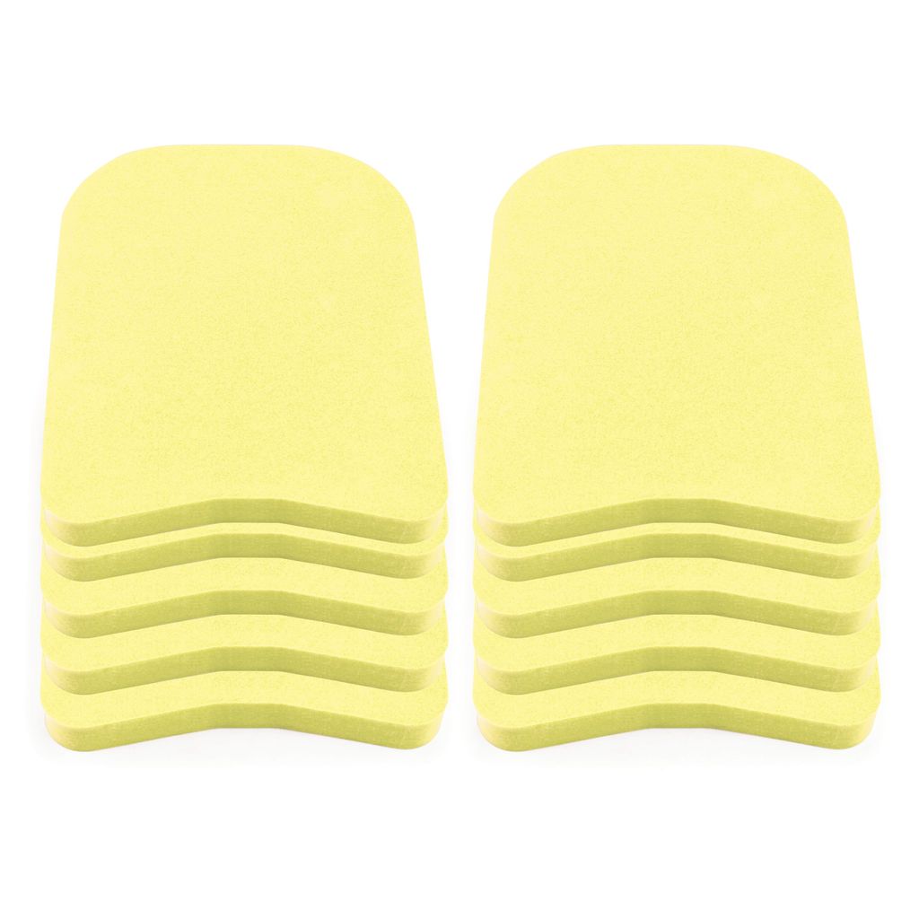 SCHOOL SWIMMING KICKBOARD  YELLOW 320MM X 240MM X 28MM, SET OF 10
