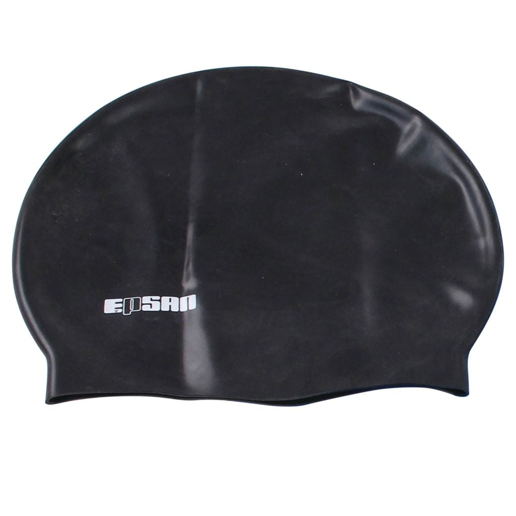 SILICONE SWIMMING CAP 55G, BLACK