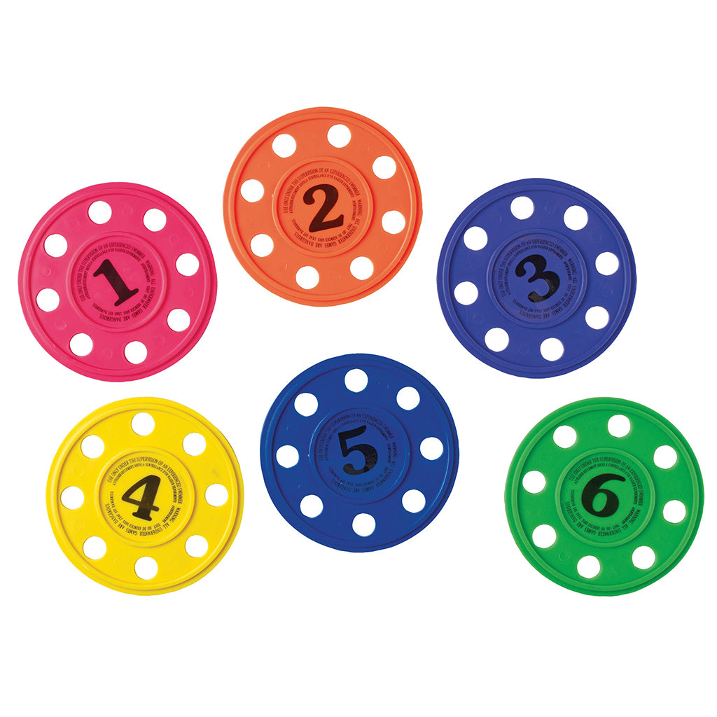 SWIMMING DIVING DISCS SET OF 6