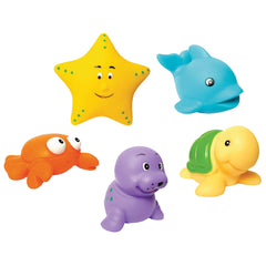 BECO SQUIRTY WATER ZOO SET OF 5