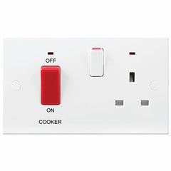 Cooker Control Unit 13A Switched Socket with Indicator