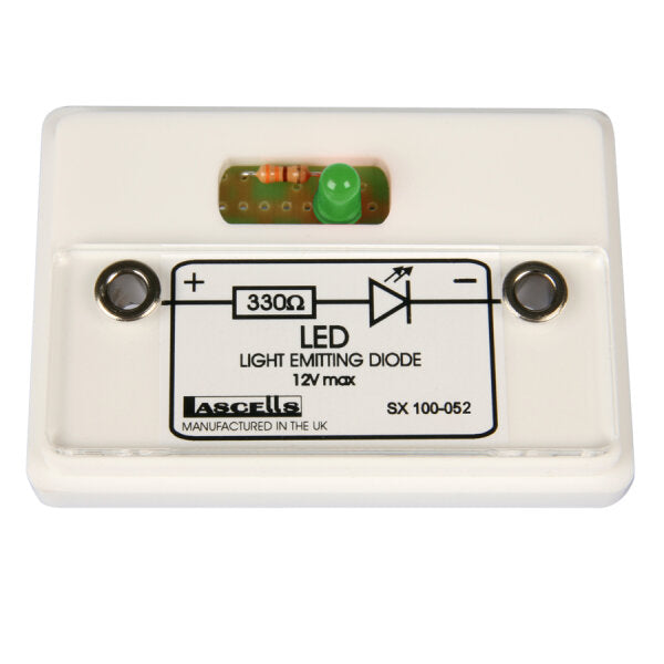 Lascells Mounted Component - Green LED