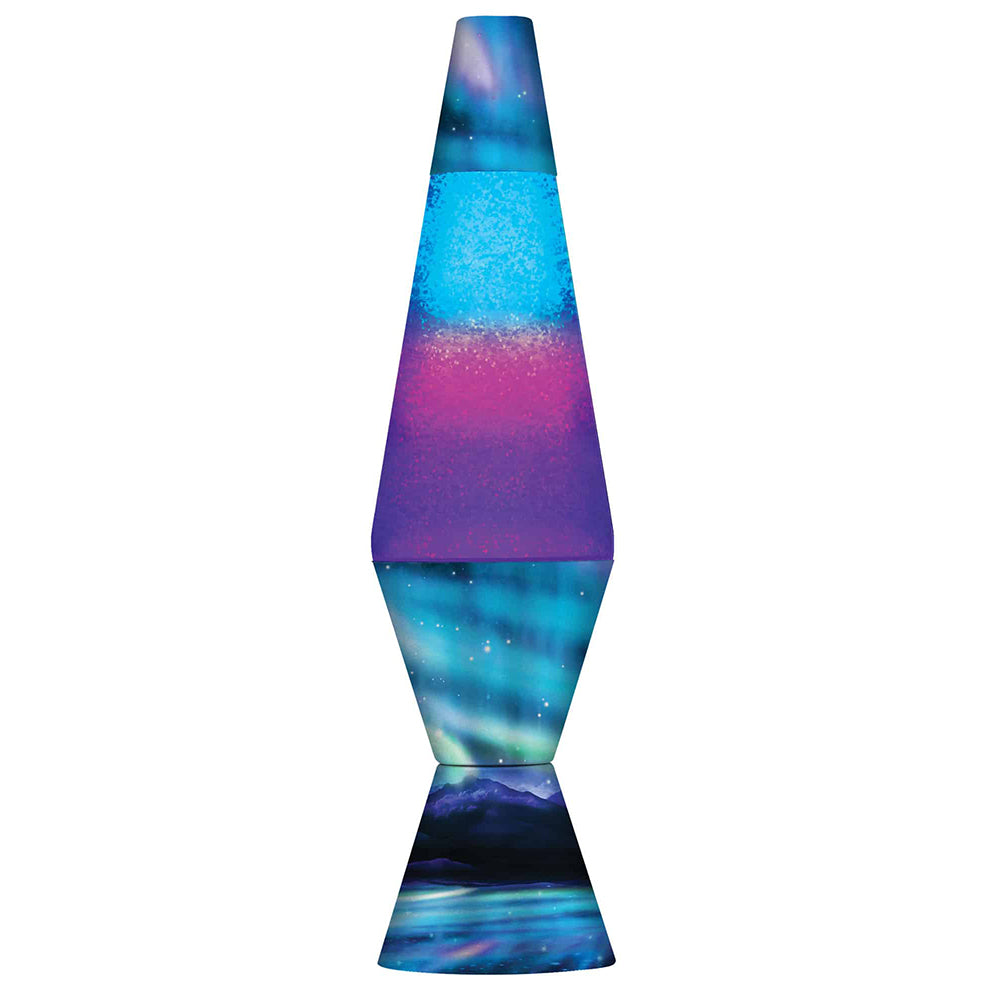 DUE MAR Lava Lamp Northern Lights Purple/Blue - 14.5In