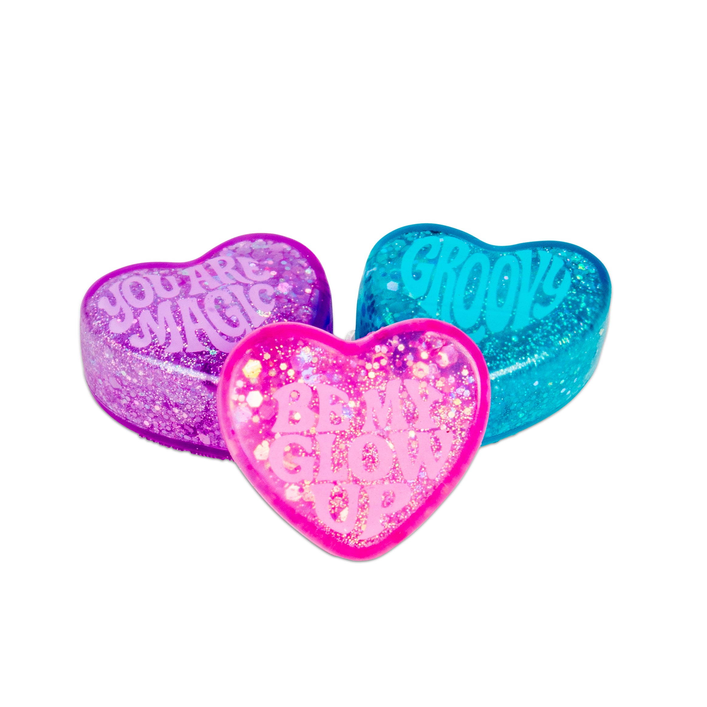 Needoh Teenie Sparkle Hearts (24)