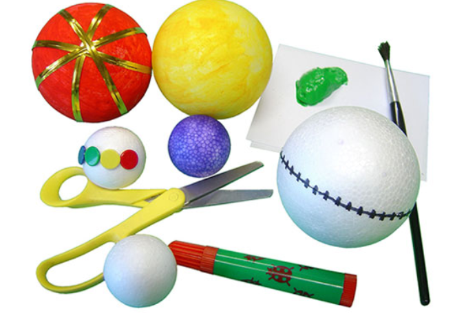 Polystyrene Balls 50mm Pack 10