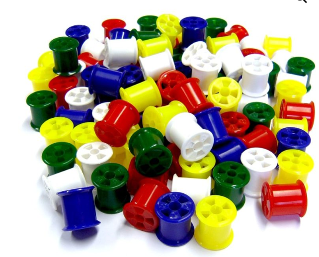 Plastic Cotton Reels Pack 100