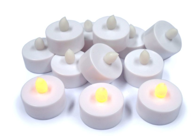LED Flickering Tealight Pack 12
