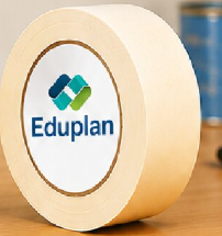 MASKING TAPE 2 INCH PAPER 30 YARD EDUPLAN  EDU2X30DS