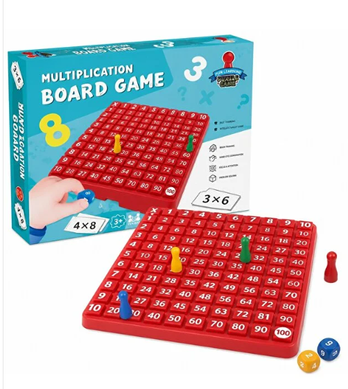 MULTIPLICATION BOARD GAME-10x10 TIME TABLE