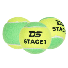 DS Tennis Balls - Stage 1 - (Pack of 3) Green