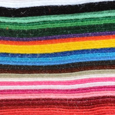 SCO FELT SQUARE PEEL & STICK SHEETS 220X250MM 10PCS -Min Qty 10