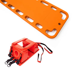 DS Floating Stretcher with Head Immobilizer Orange