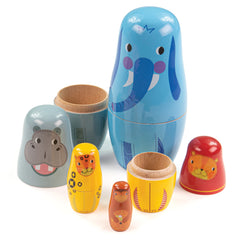 Jungle Animal Nesting Dolls