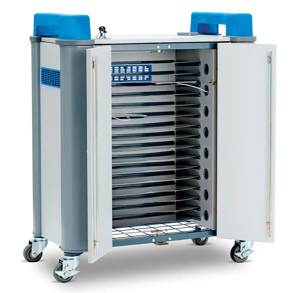 TabCabby compact AC tablet charging cabinet – 32 devices