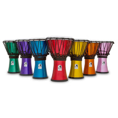 Toca Freestyle Coloursound djembe pack - rope tuned