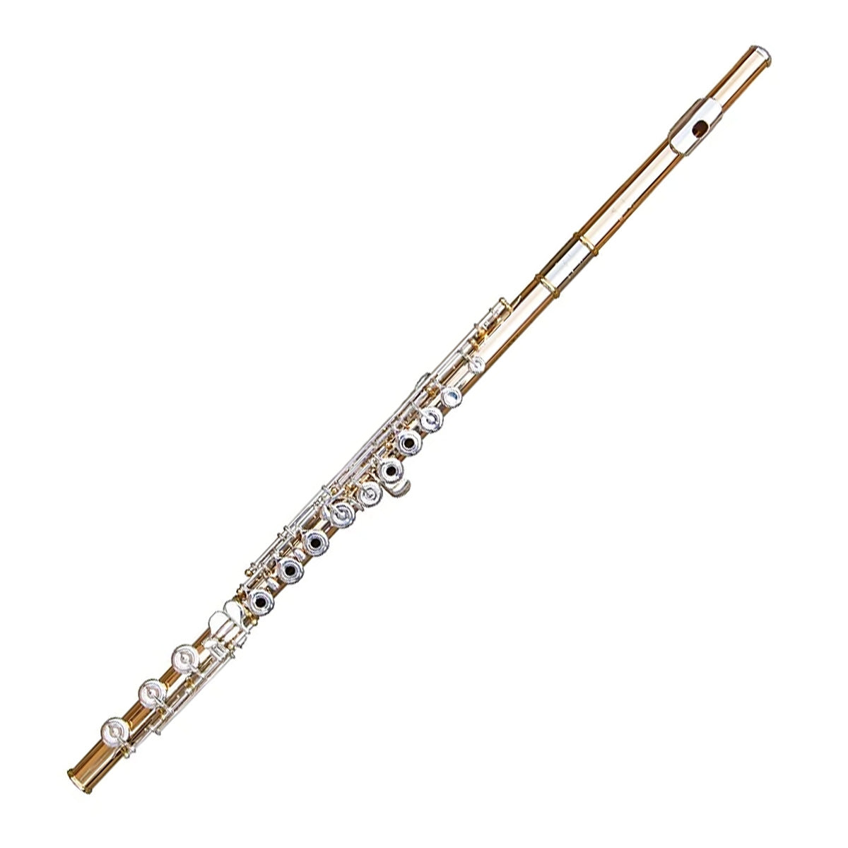 Trevor James copper body step-up flute outfit with B-foot