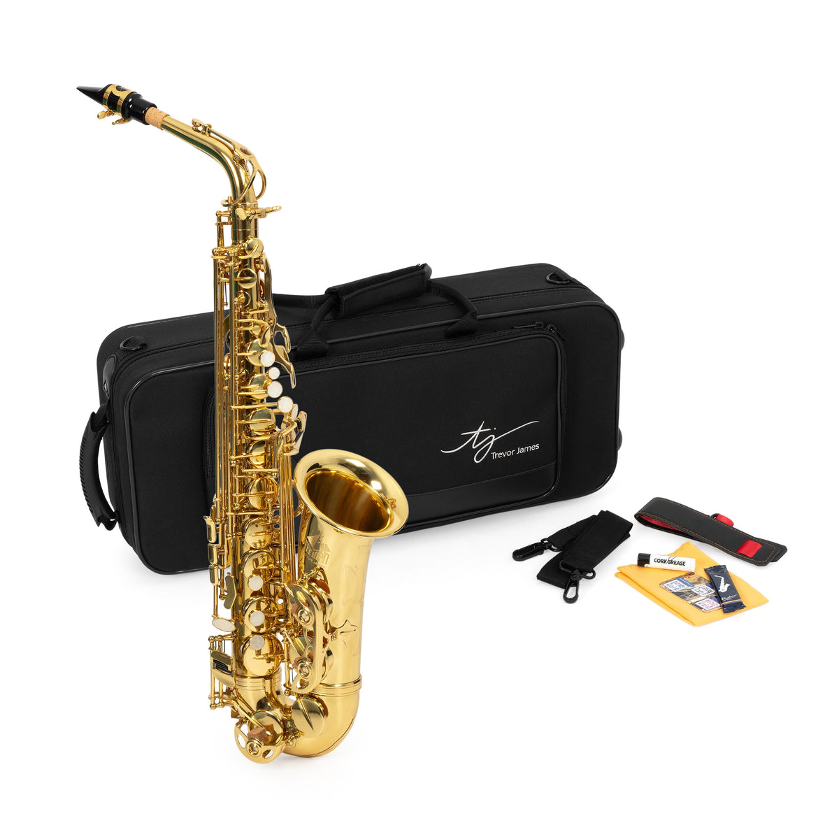 Trevor James The Horn student Eb alto saxophone outfit