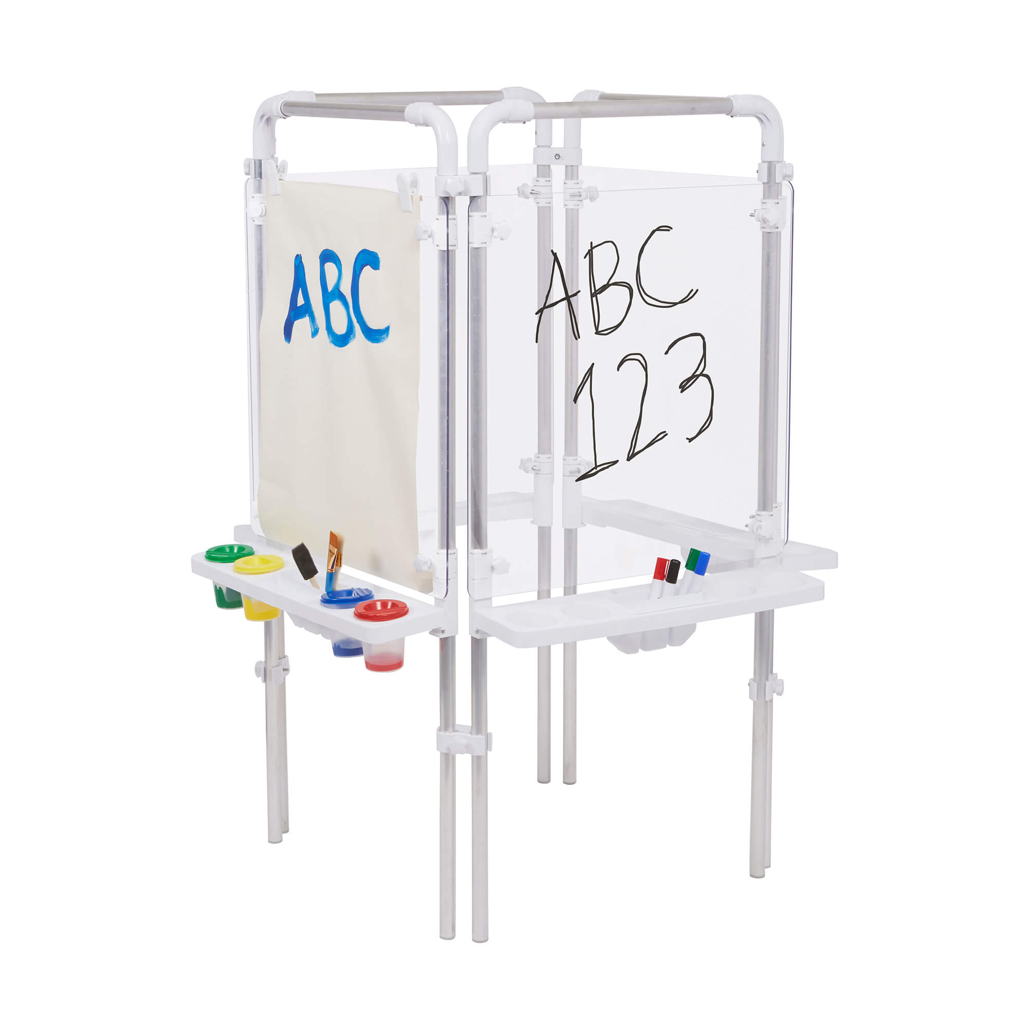 Profile, 4 SIDED EASEL SET (4 CLEAR BOARDS)