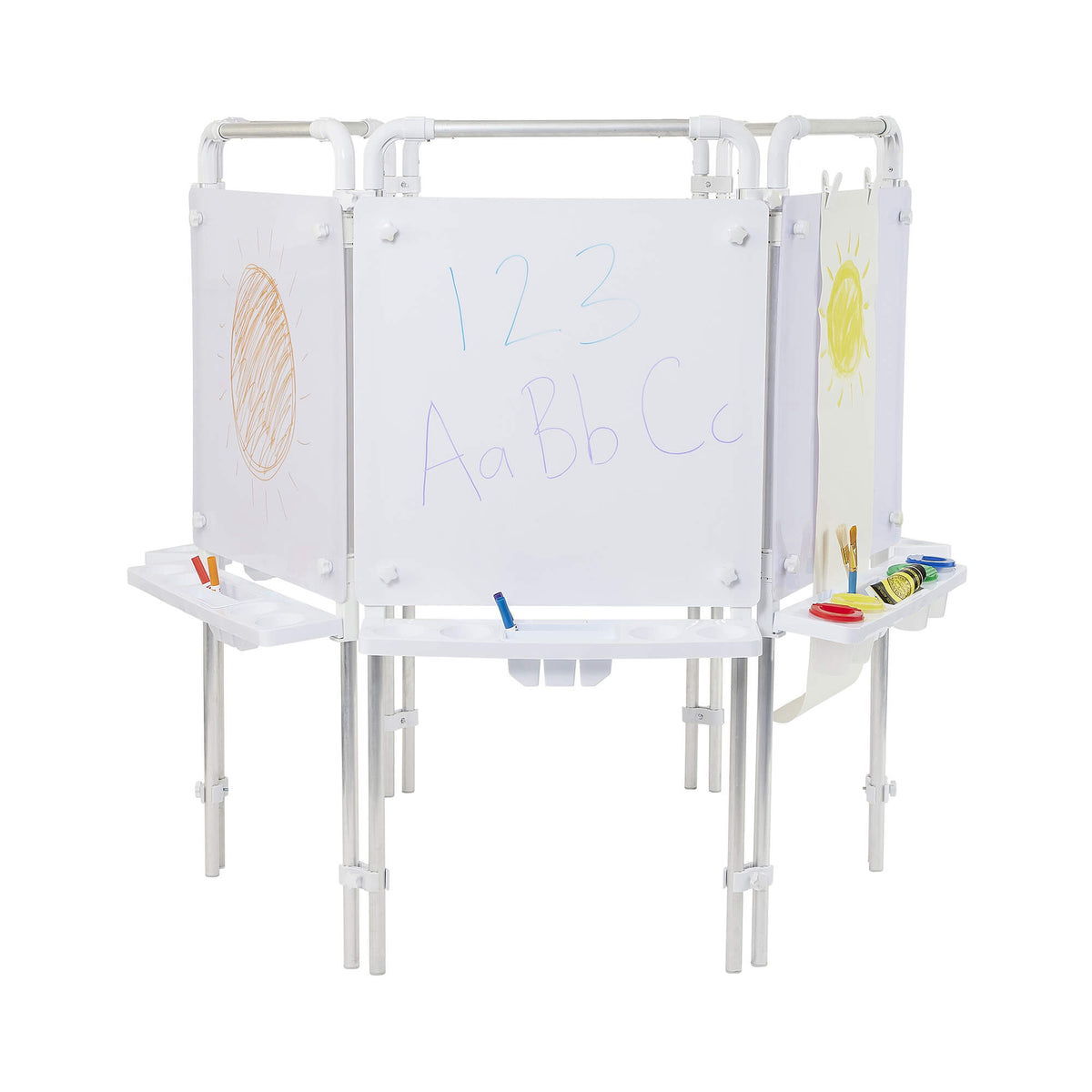 Profile, 6 SIDED EASEL SET (6 DRY WIPE BOARDS)
