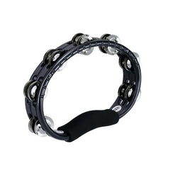 Meinl double row tambourine with stainless steel jingles - Black
