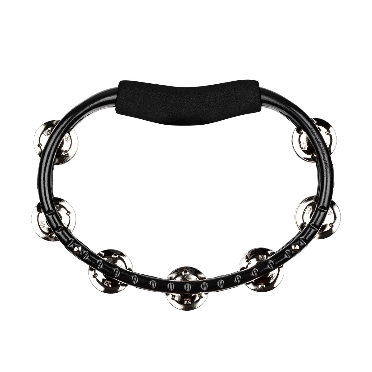 Meinl double row tambourine with stainless steel jingles - Black