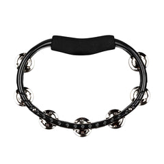 Meinl double row tambourine with stainless steel jingles - Black