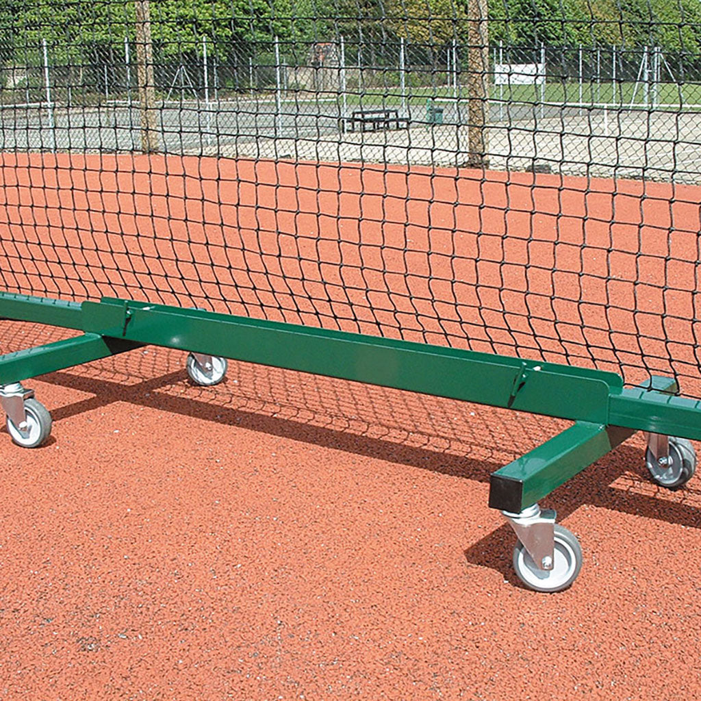 FREESTANDING TENNIS TROLLEYS GREEN, PAIR