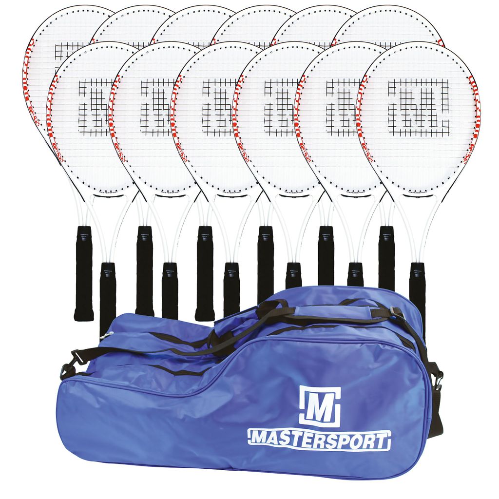 MASTERSPORT TENNIS RACKET 27INCH, BAG OF 12