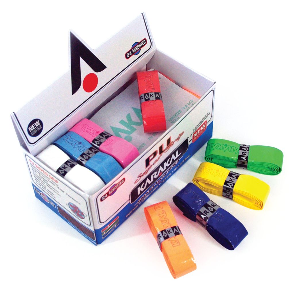 KARAKAL PU SUPER GRIP ASSORTED COLOURS, BOX OF 24