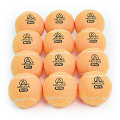 ARESSON MINI TENNIS BALL ORANGE 42G, 65MM, SET OF 12