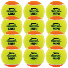 SLAZENGER MINI TENNIS ORANGE STAGE 2 BALL SET OF 12