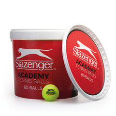 SLAZENGER ACADEMY TENNIS BALLS, BUCKET OF 60