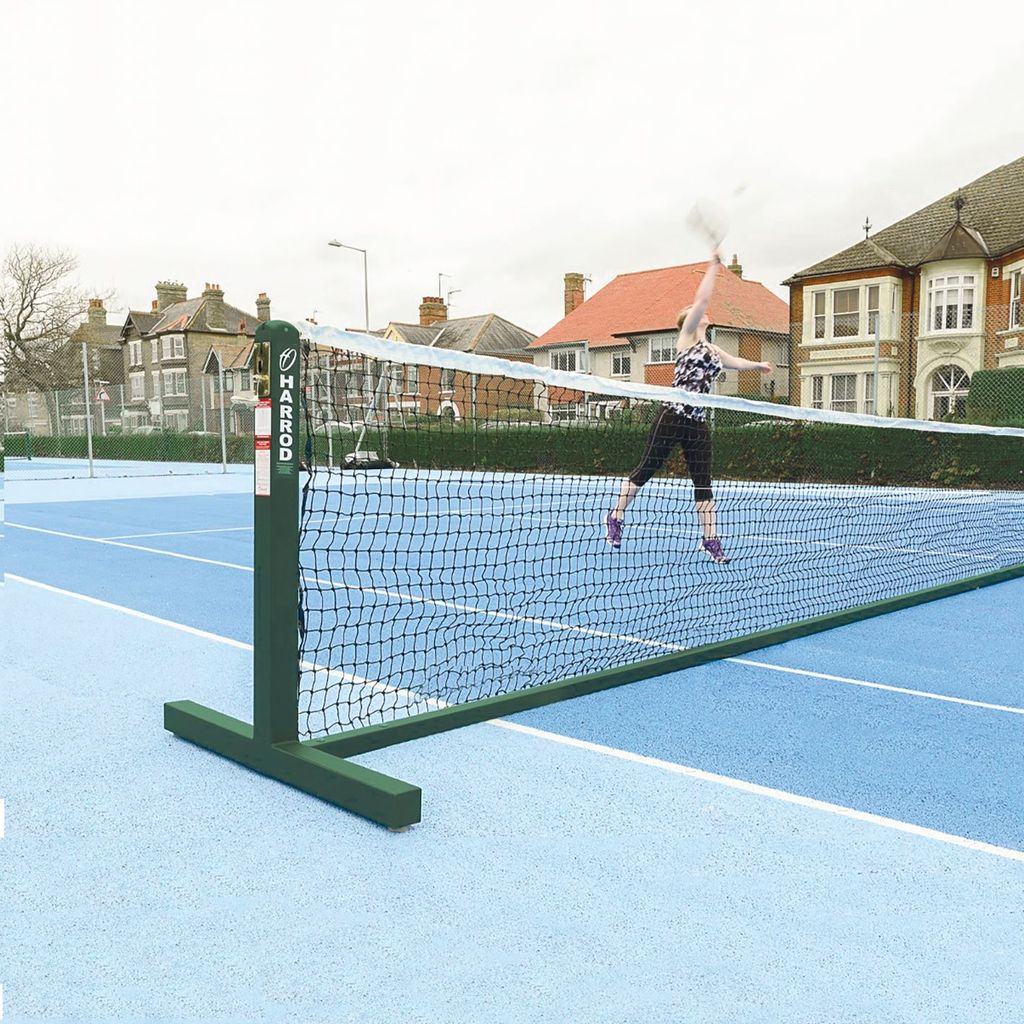 FREESTANDING TENNIS POSTS GREEN, PAIR