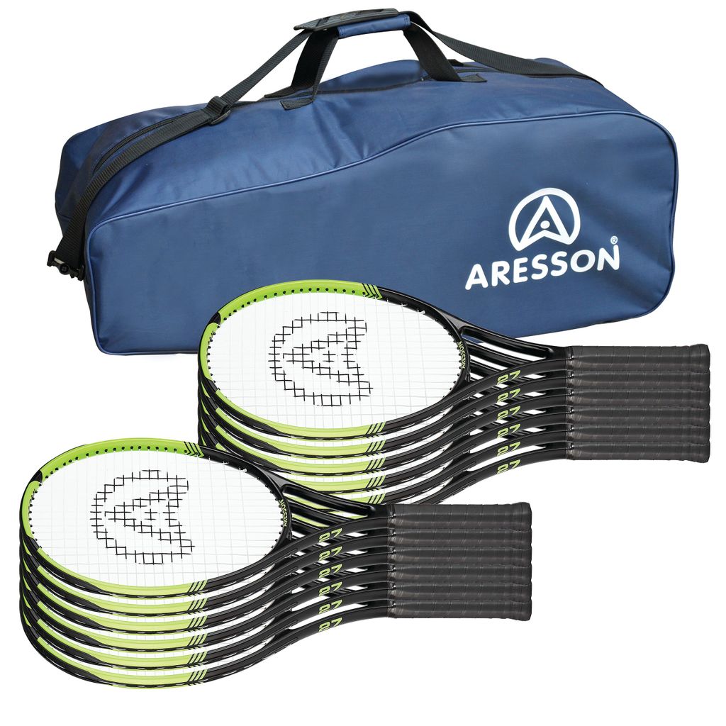 ARESSON VISION X TENNIS RACKET 27INCH, BAG OF 12