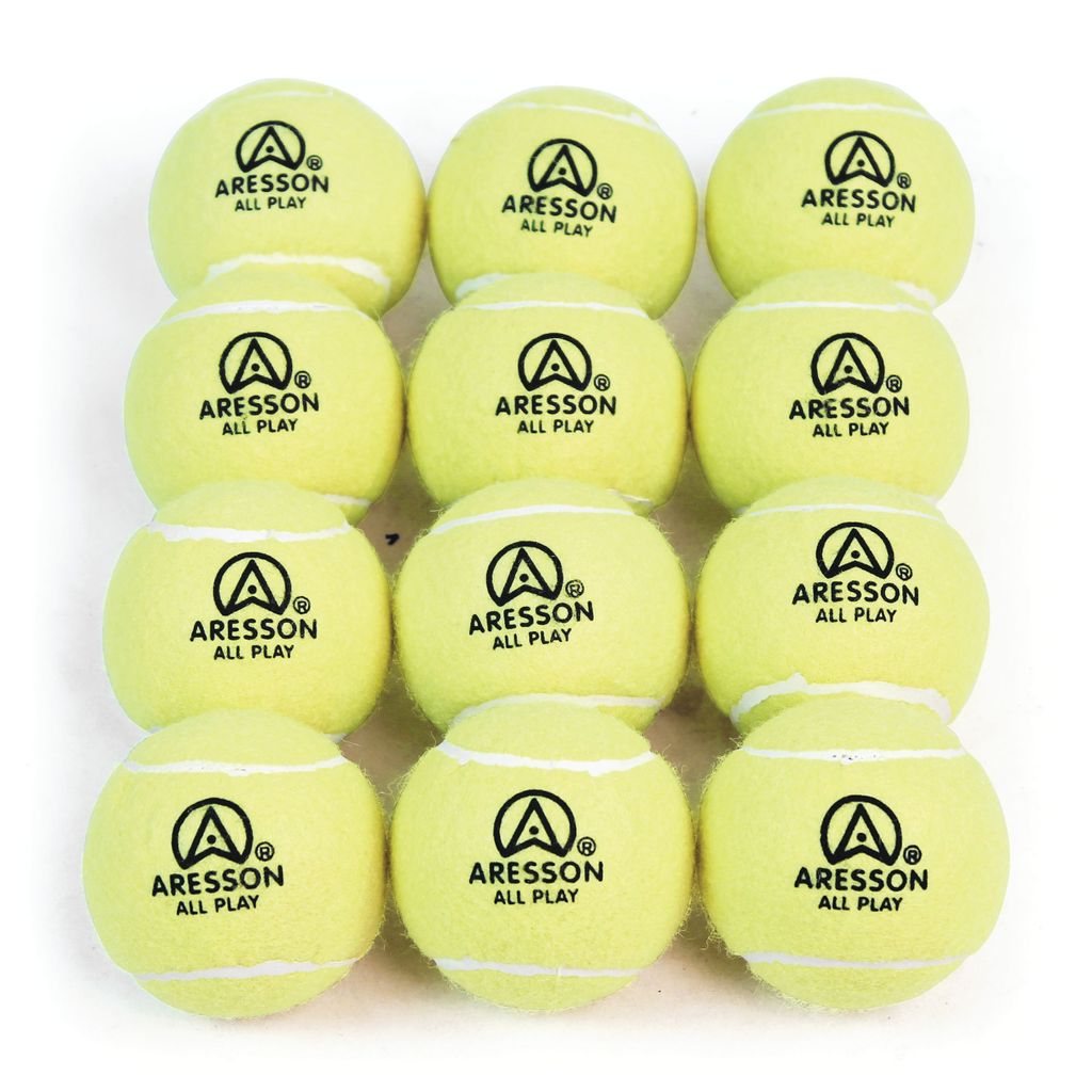 ARESSON ALL PLAY TENNIS BALL 55G, 65MM, SET OF 12
