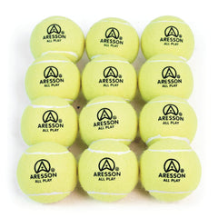 ARESSON ALL PLAY TENNIS BALL 55G, 65MM, SET OF 12