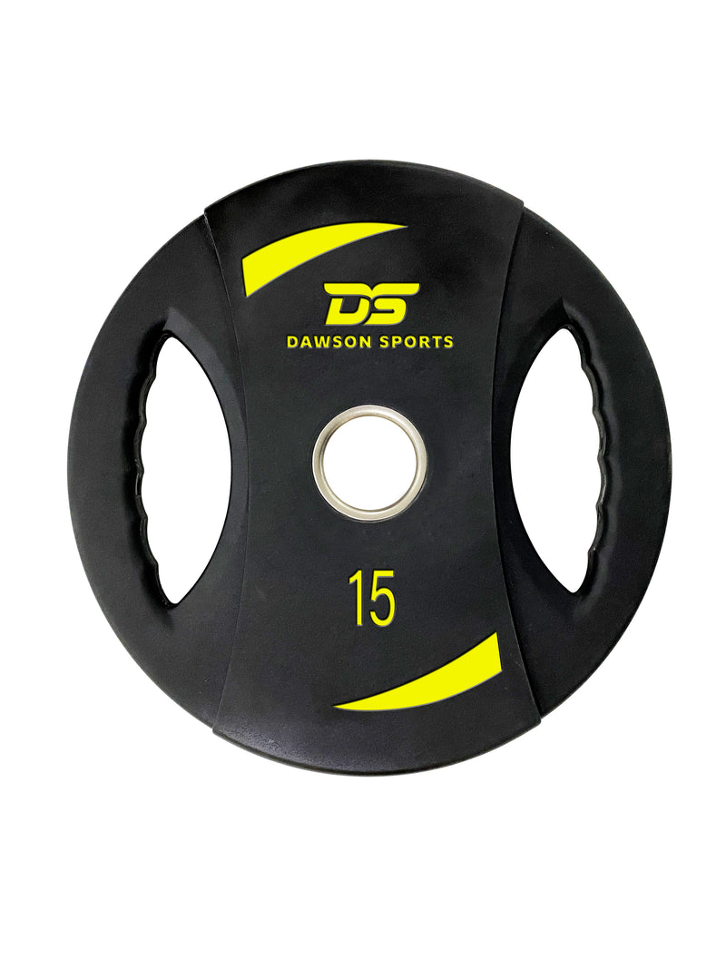 DS TPU Weight Plates - 15kg x 2 Black