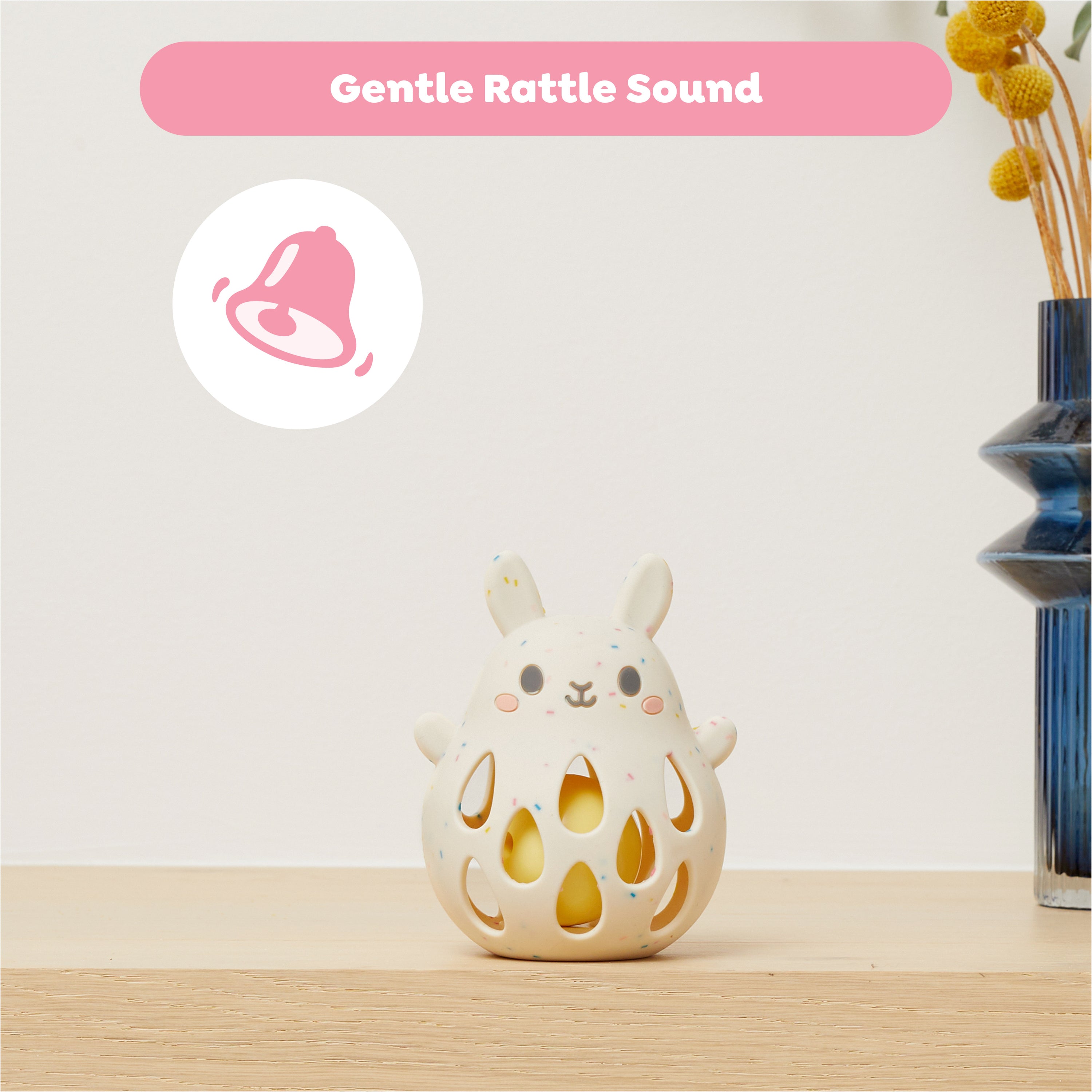 Silicone Rattle - Bunny (Birth +)