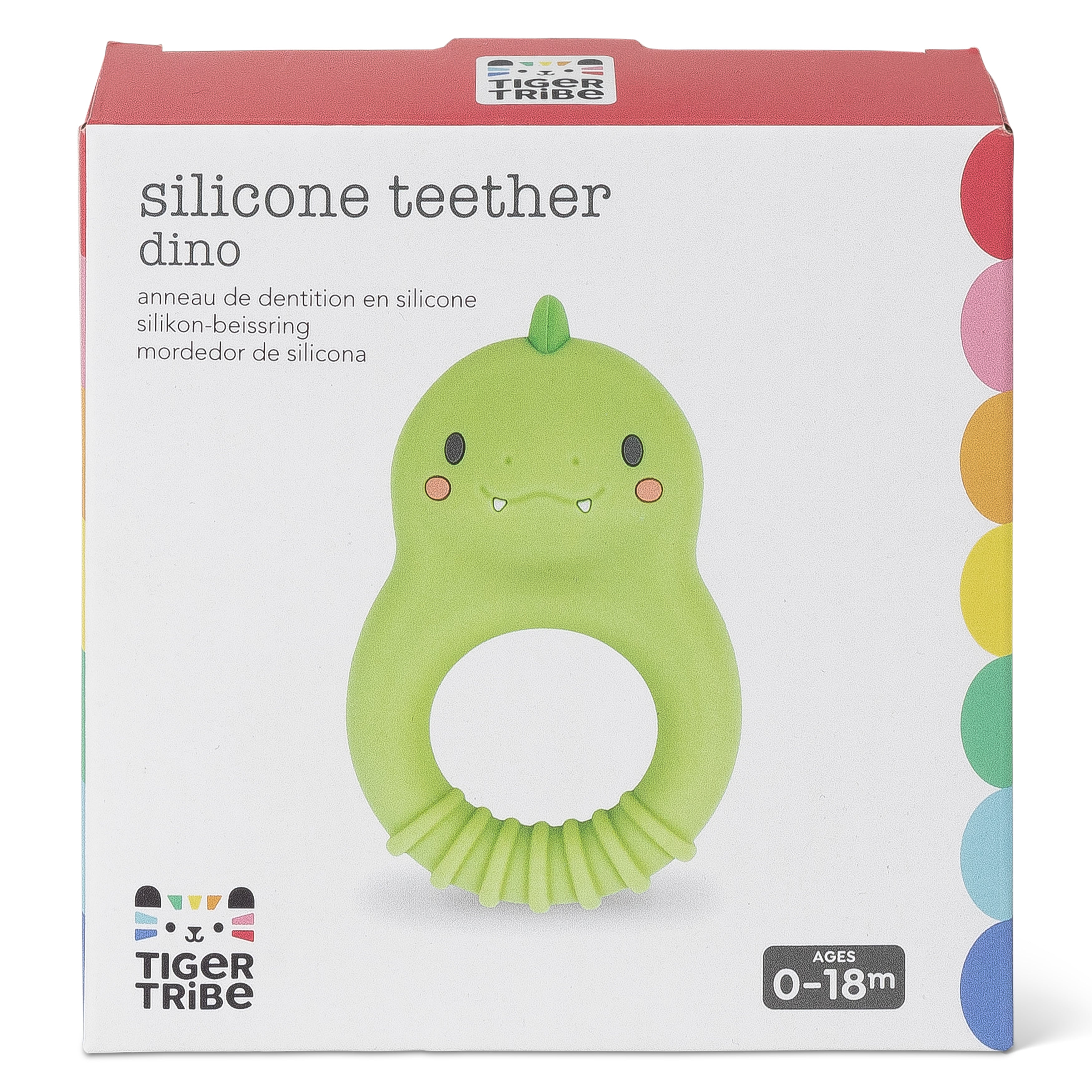 Silicone Teether - Dino (Birth +)