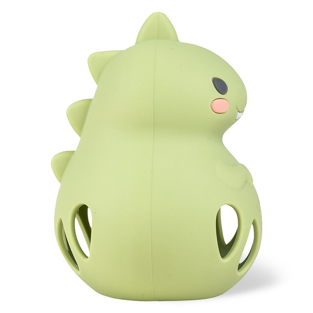 Silicone Rattle - Dino (Birth +)