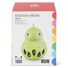 Silicone Rattle - Dino (Birth +)
