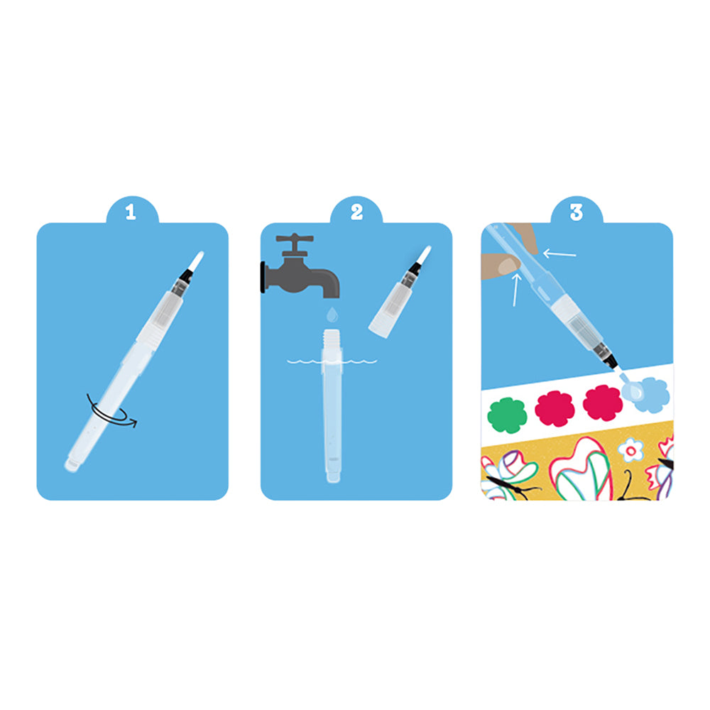 Paint-A-Picture Set - Butterflies & Flowers (4 Years +)